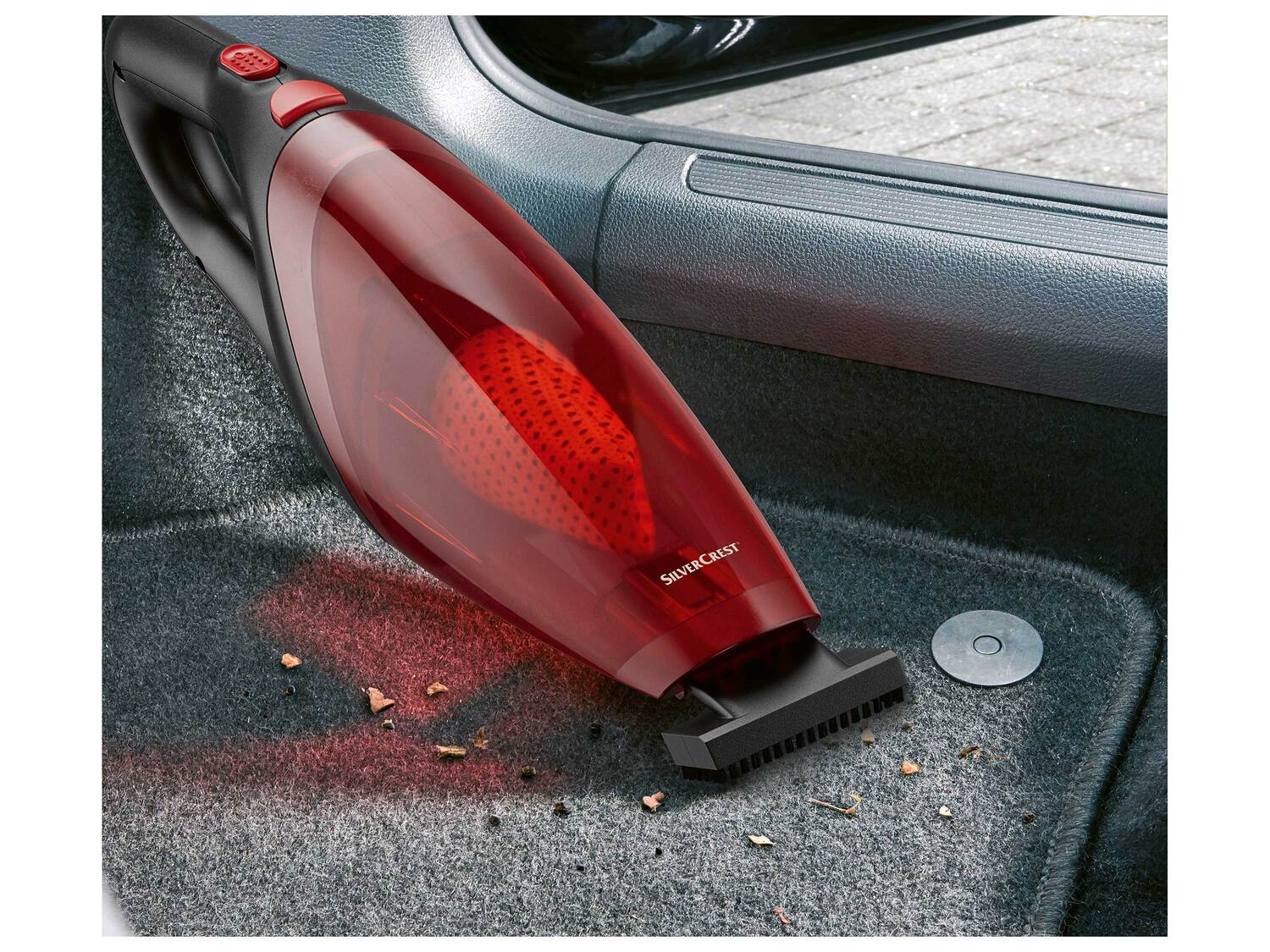 Aspirateur à main pour voiture , le prix 14.99 €
- Réservoir ...
