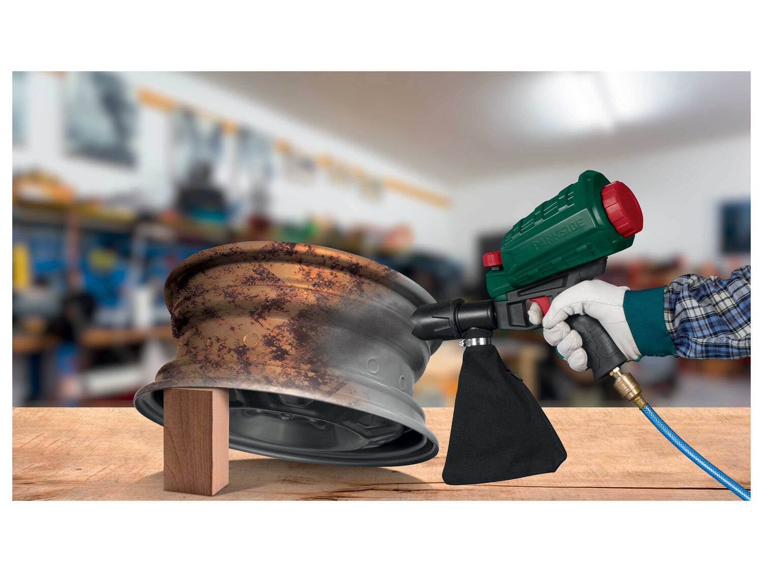 Pistolet de sablage pneumatique , le prix 11.99 €
- Pression de travail max. ...