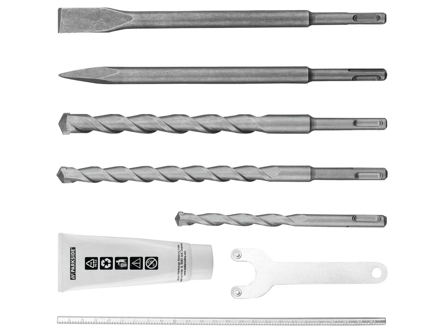 Marteau perforateur burineur , le prix 64.99 €
- 1 550 W
- Force de frappe ...