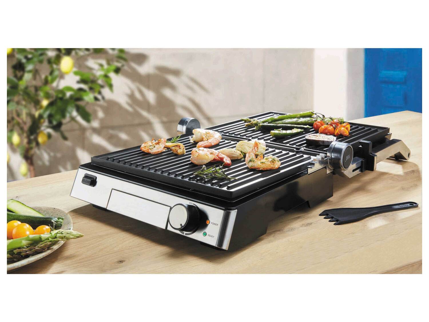 Gril 3 en 1 , le prix 49.99 €
- Env. 36,5 x 15,5 x 35,7 cm (l x h x p)
- 2 ...