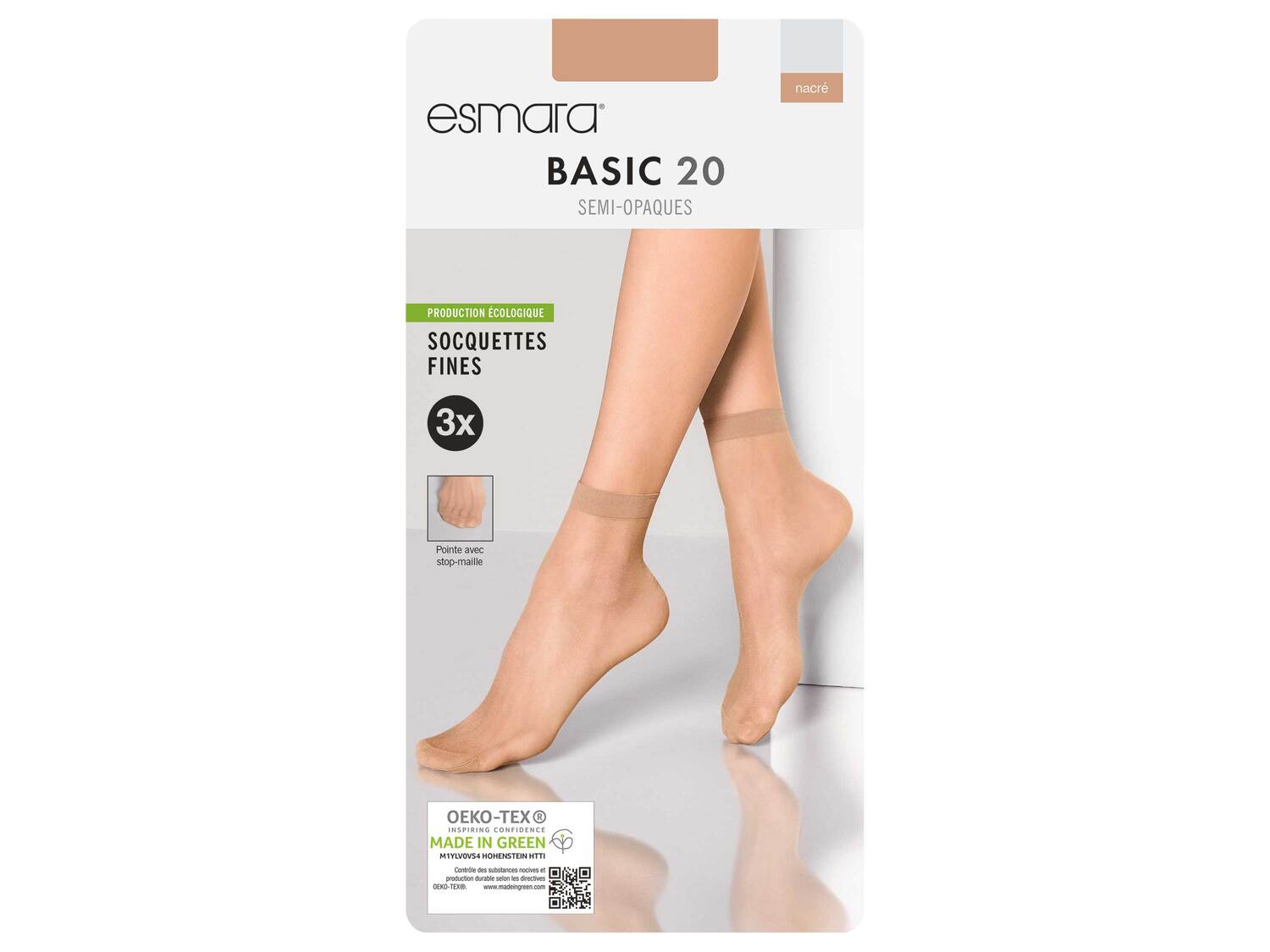 Mi-bas socquettes ou collant fin , le prix 2.99 €
- Taille unique ou ...