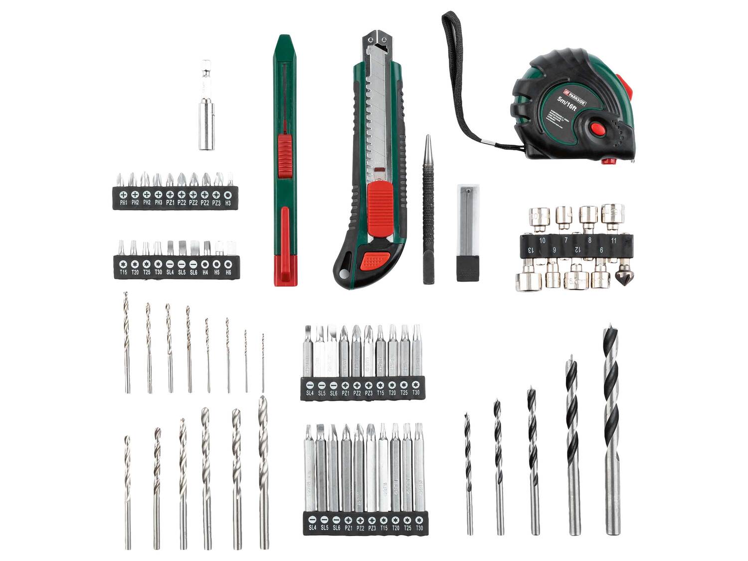 Perceuse-visseuse sans fil et accessoire , le prix 89.99 €
- Set de perceuse-visseuse ...