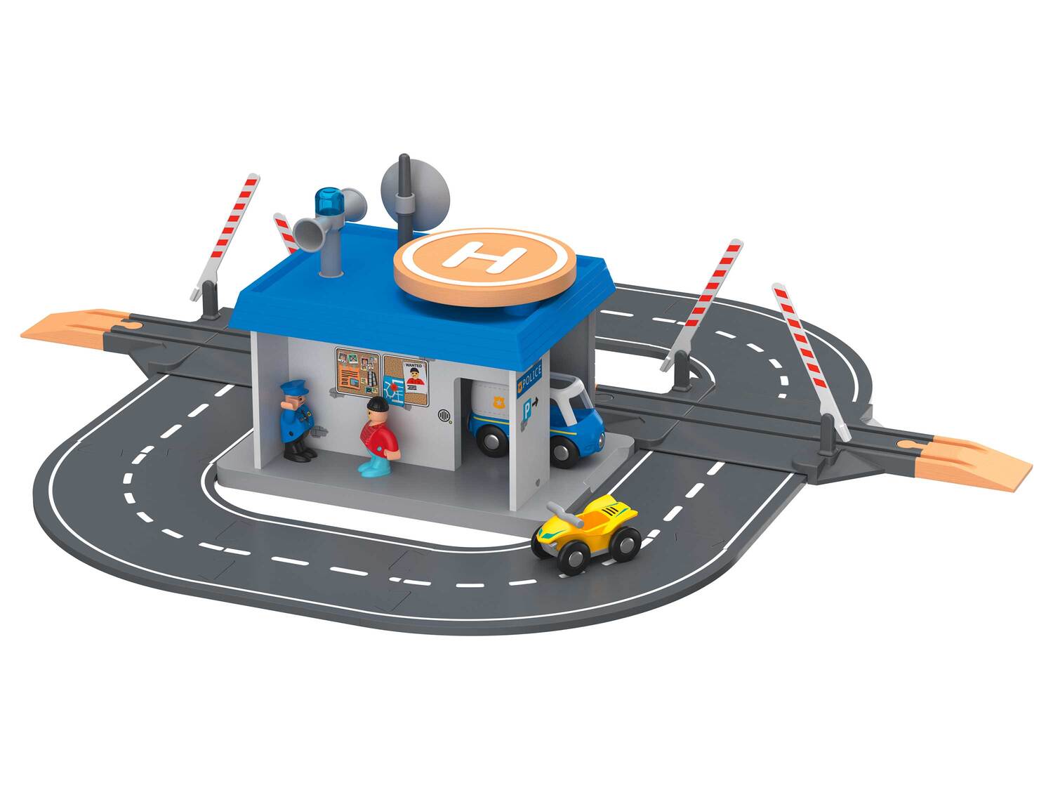 Set de rails de chargement ou poste de police en bois , le prix 21.99 € ...