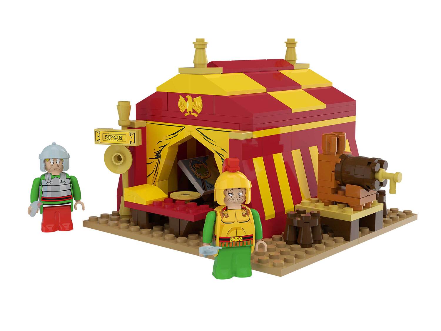 Jeu de construction S , le prix 5.99 €
- Au choix :
- Tente centurion ...