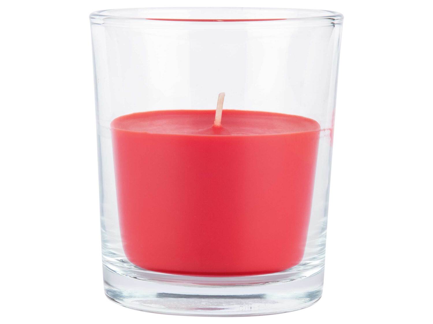 Maxi-bougie parfumée dans un verre , le prix 2.99 €
- Parfum au choix ...