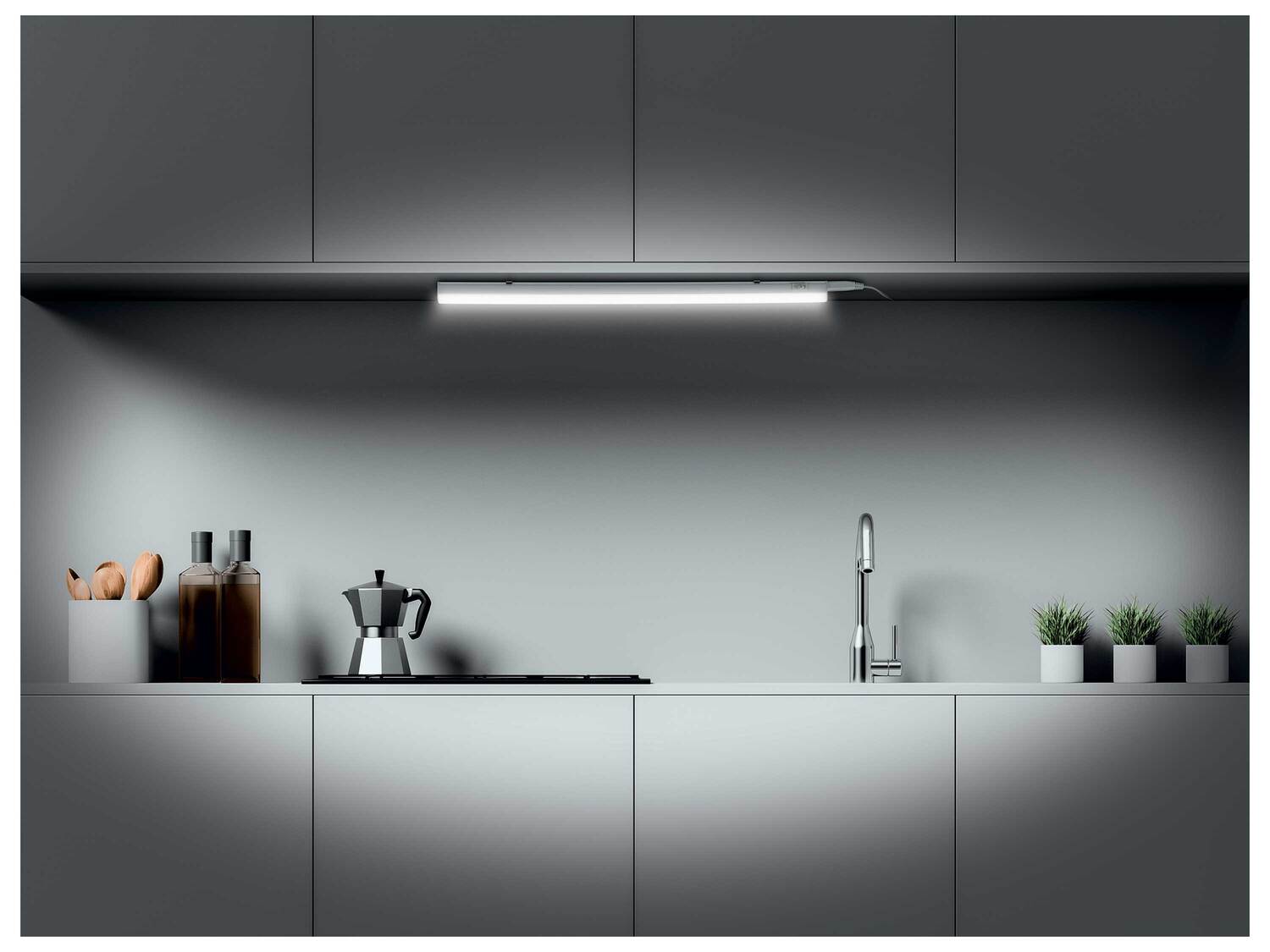 Réglette à LED , le prix 5.99 €
- Env. 57,3 x 3,0 x 2,2 cm
- 43 LED ...