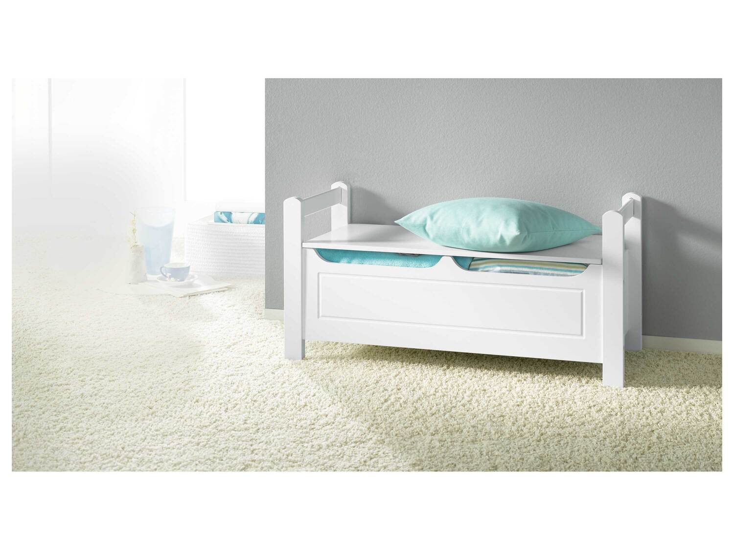 Banquette avec coffre , le prix 44.99 €
- Env. 88 x 38 x 43 cm (l x p x h)
- ...