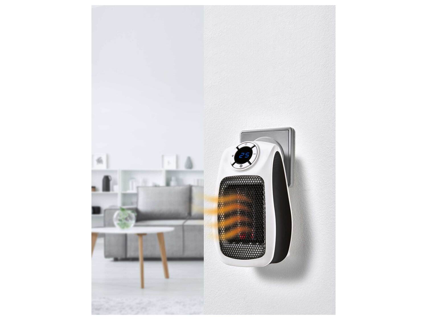 Radiateur soufflant céramique sur prise , le prix 15.99 €
- Fonction minuterie ...