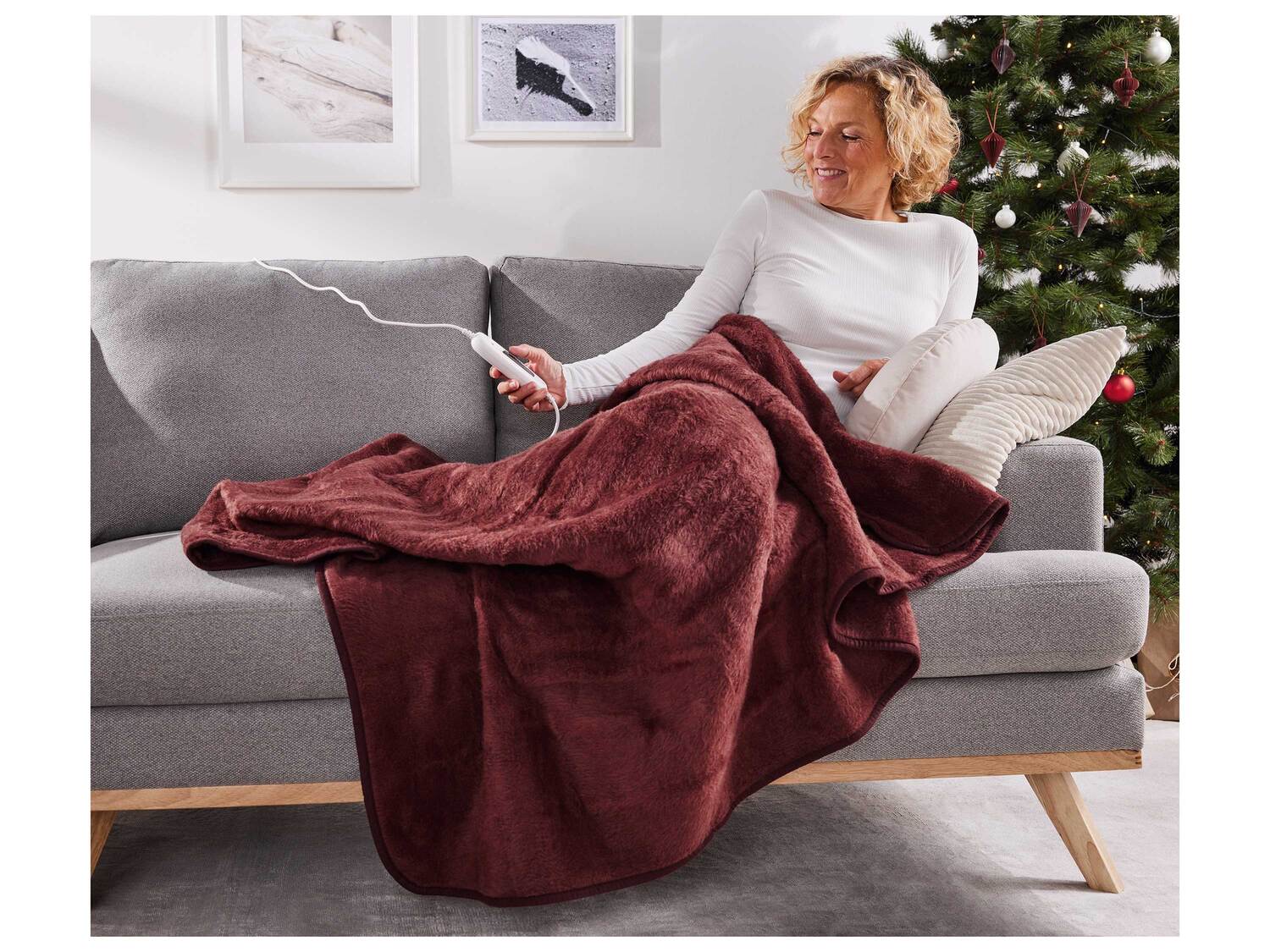 Couverture chauffante , le prix 39.99 €
- Température réglable ...