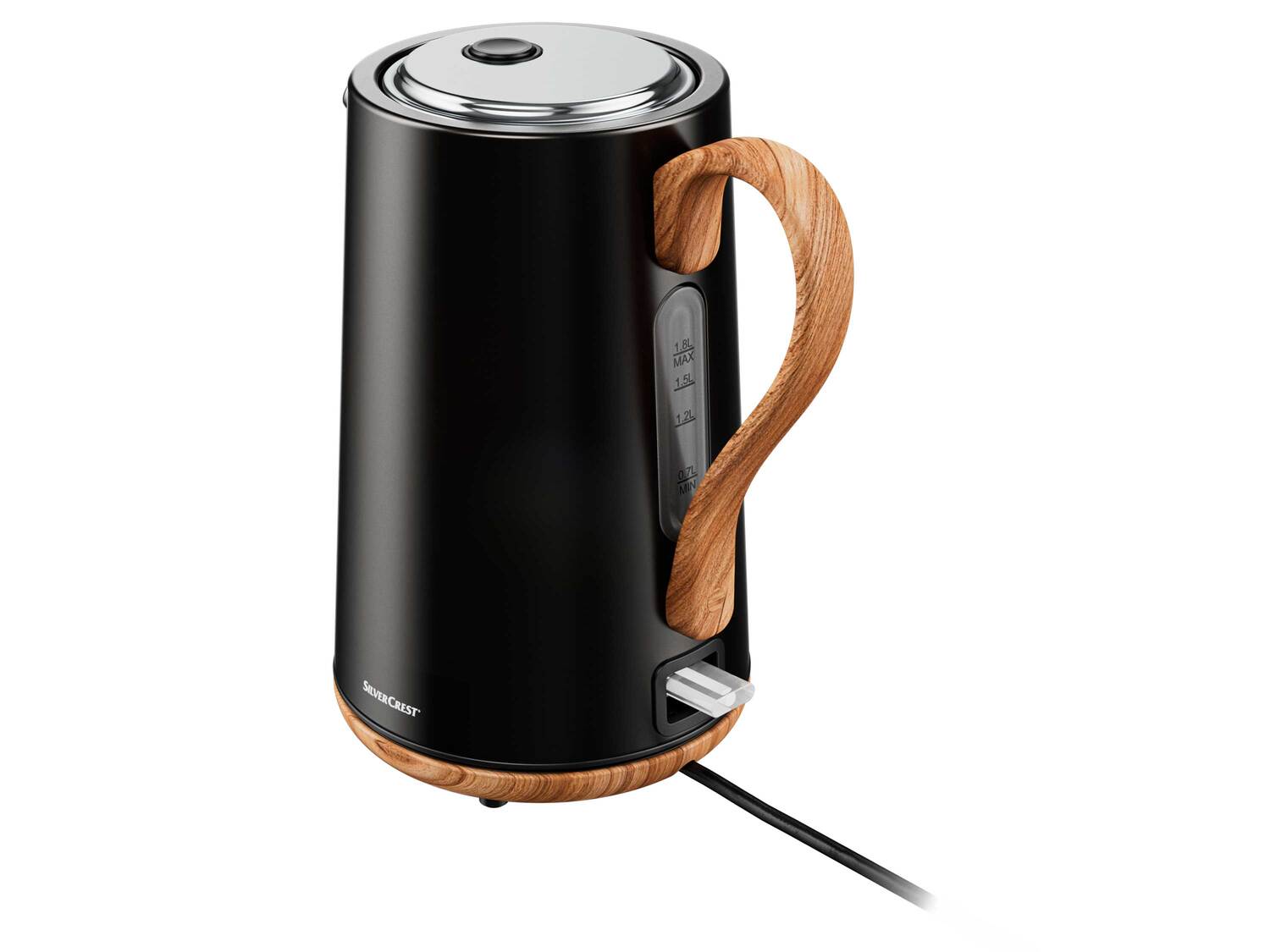 Bouilloire , le prix 24.99 €
- 2 600 - 3 100 W
- Max. 1,7 L
- Socle pivotant ...
