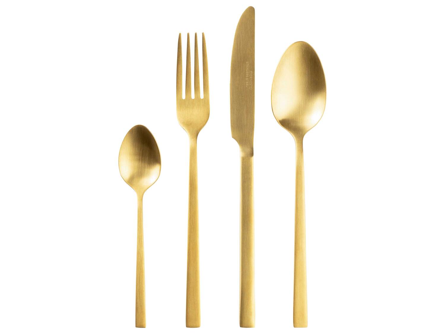 Couverts en acier inoxydable , le prix 17.99 €
- Set de 16
- Pour 4 personnes
Caractéristiques
- ...