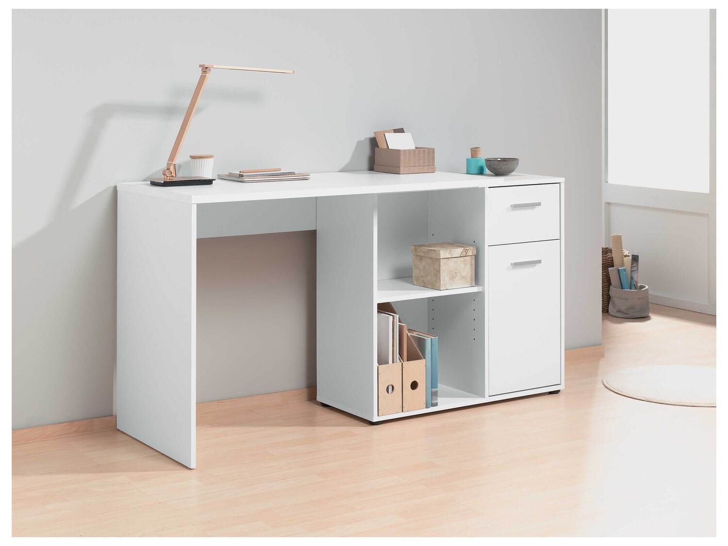 Bureau avec caisson , le prix 69.99 €
- Dimensions assemblage en angle ...