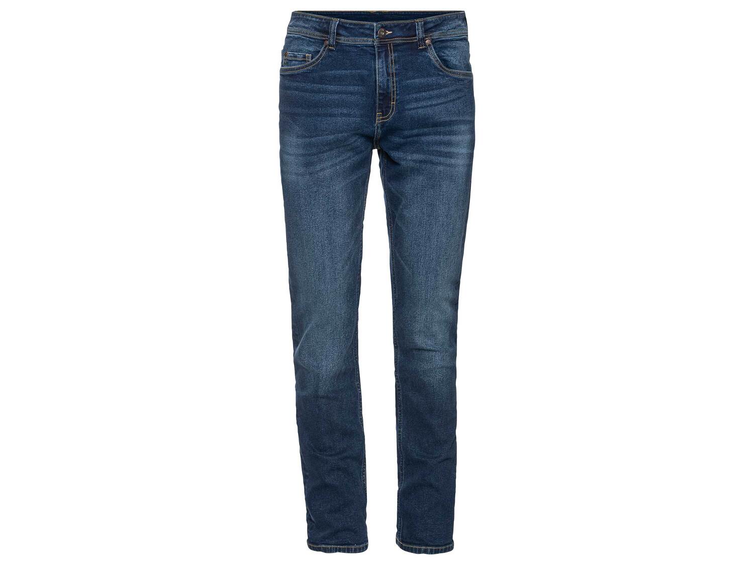 Jean slim fit , le prix 12.99 €
- Du 38 au 48 selon modèle
- ...