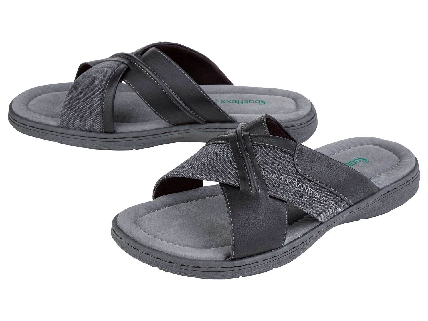 Mules , le prix 12.99 €
- Du 41 au 45 selon modèle
- Ex. dessus textile et ...