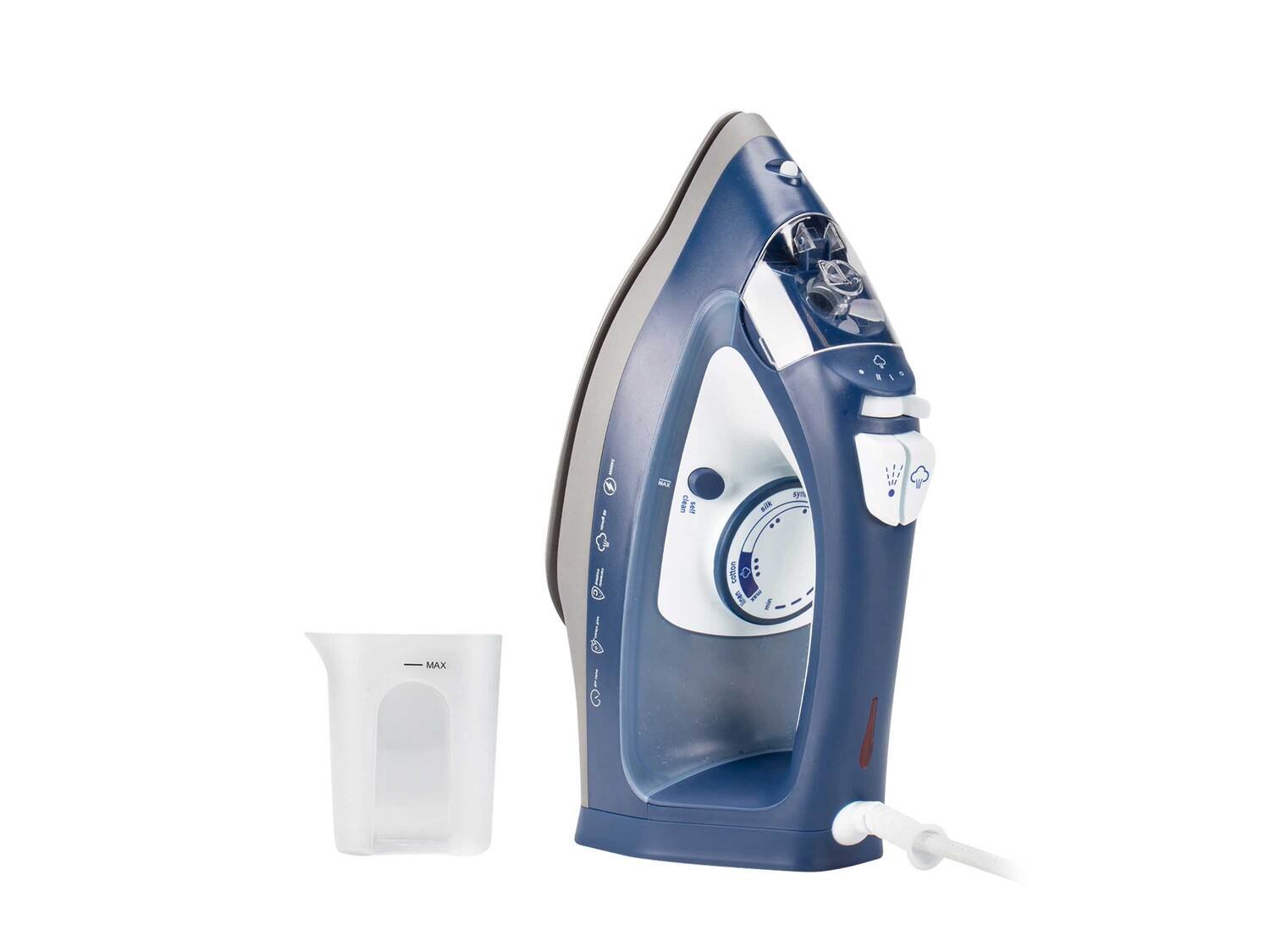 Fer à repasser vapeur , le prix 24.99 €
- 2 400 W
- Env. 320 ml
- Cordon ...