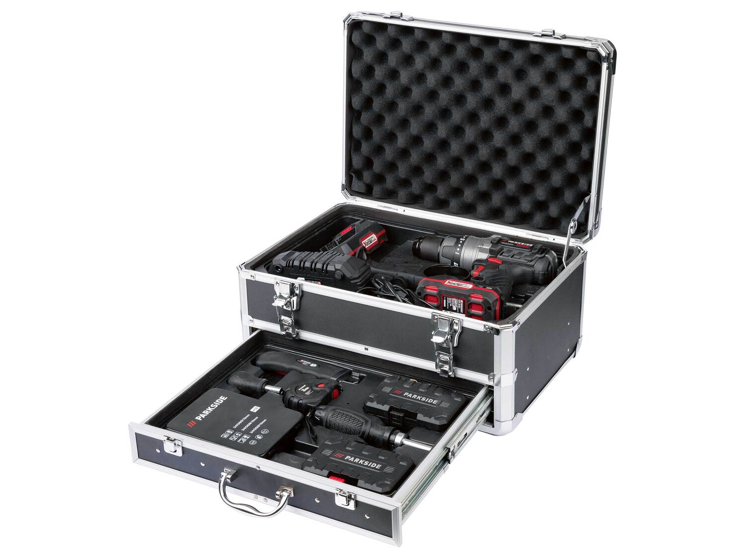 Perceuse-visseuse à percussion sans fil , le prix 119.00 €
- Mallette : env. ...