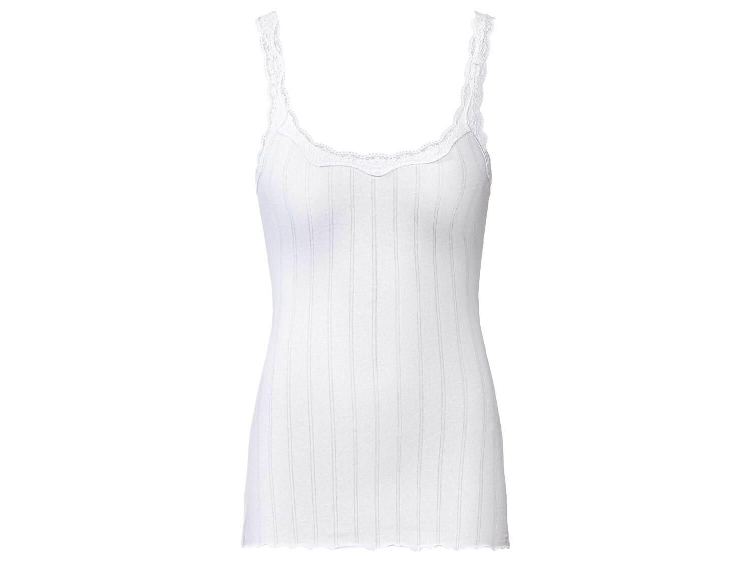Débardeur à fines bretelles à dentelle , le prix 4.99 €
- Du S au XL selon ...