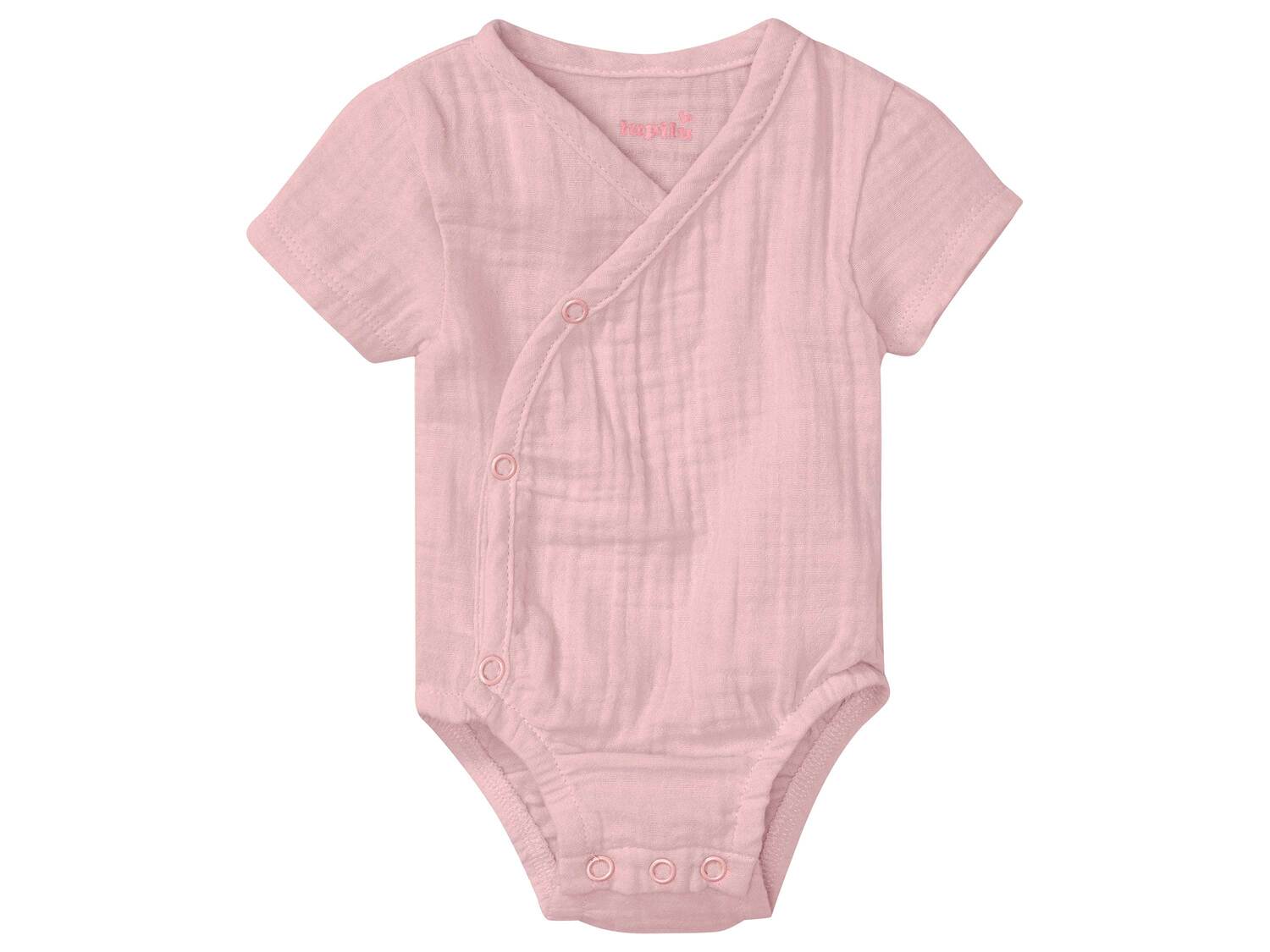Bodies croisés bébé en coton bio , le prix 6.99 €
- Du 2 mois (62 cm) au ...