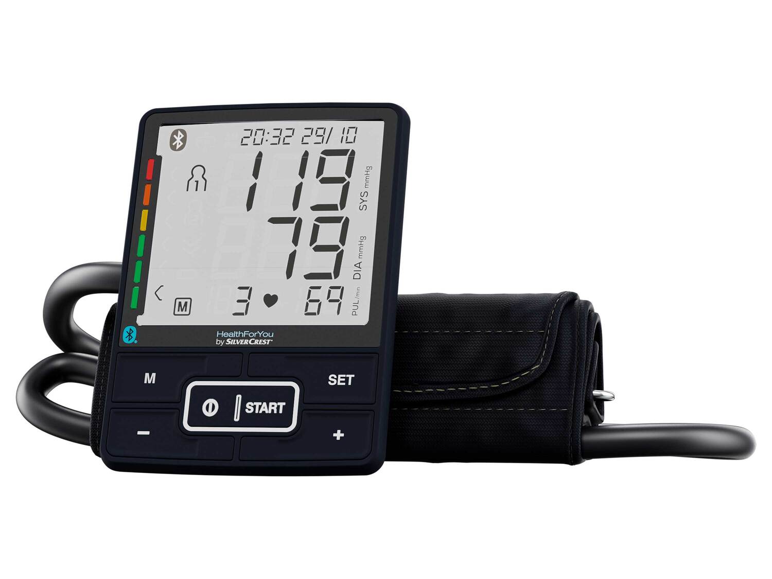 Tensiomètre de bras , le prix 20.99 €
- Pour la mesure oscillométrique entièrement ...