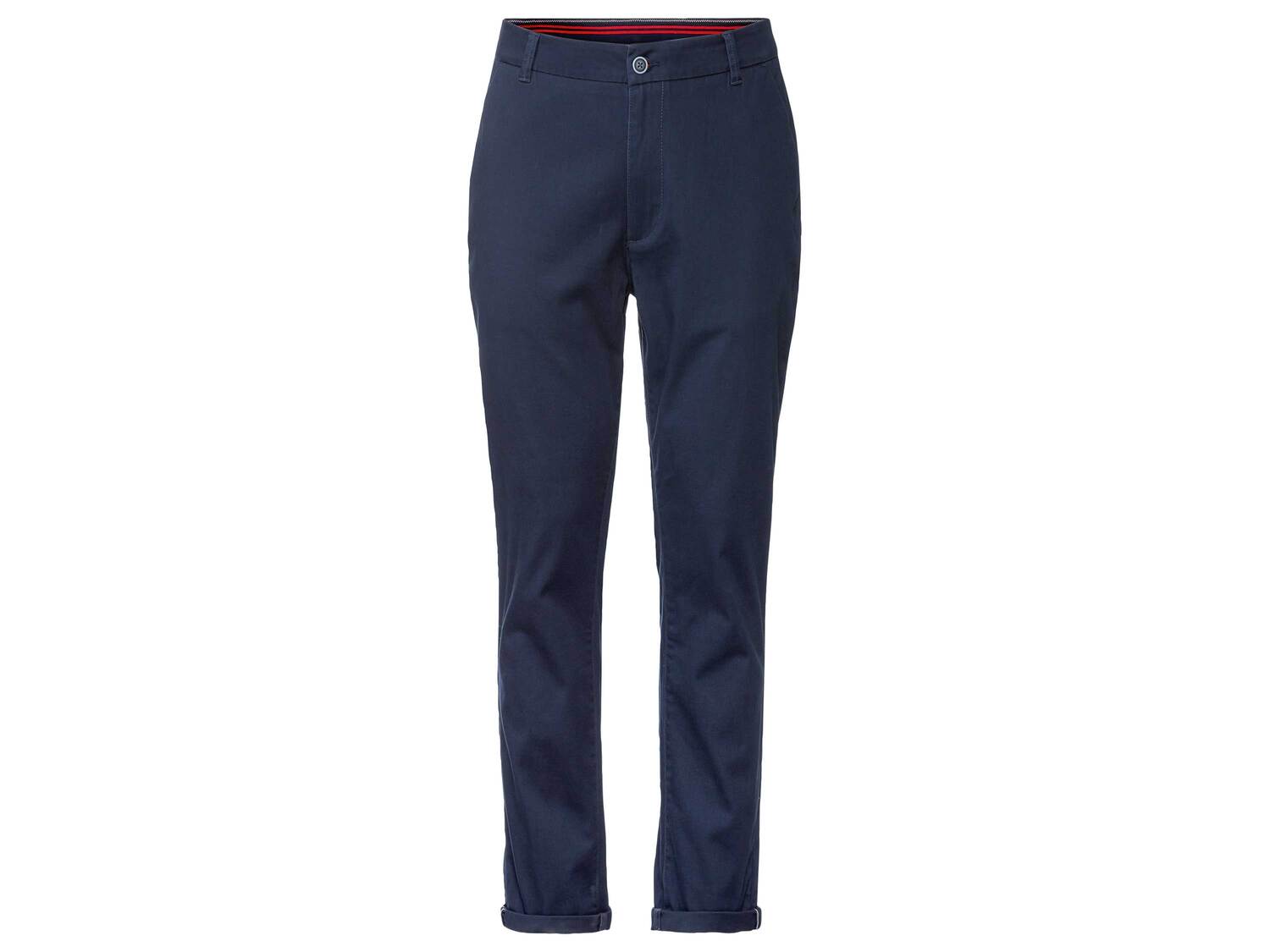 Pantalon chino , le prix 11.99 €
- Du 38 au 48 selon modèle
- Ex. 98 % coton ...