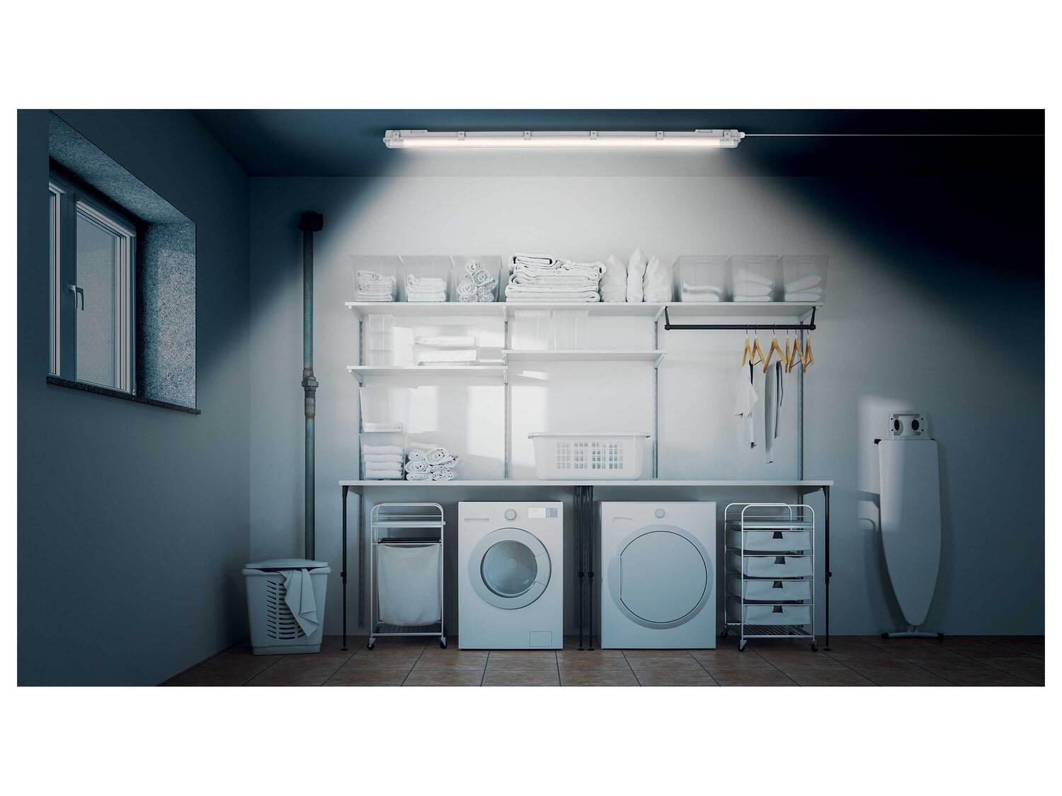 Éclairage à LED pour pièce humide , le prix 11.99 €
- Env. 128,5 x ...