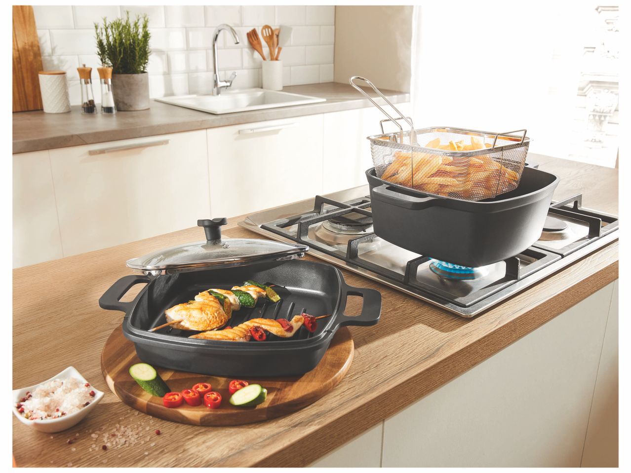 Set multifonction en fonte d’aluminium , prezzo 29.99 EUR
Set multifonction en ...