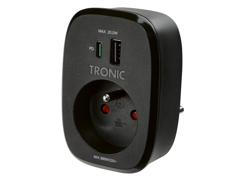 TRONIC® Adaptateur de prise Acheter Tronic , prezzo 11.99 EUR