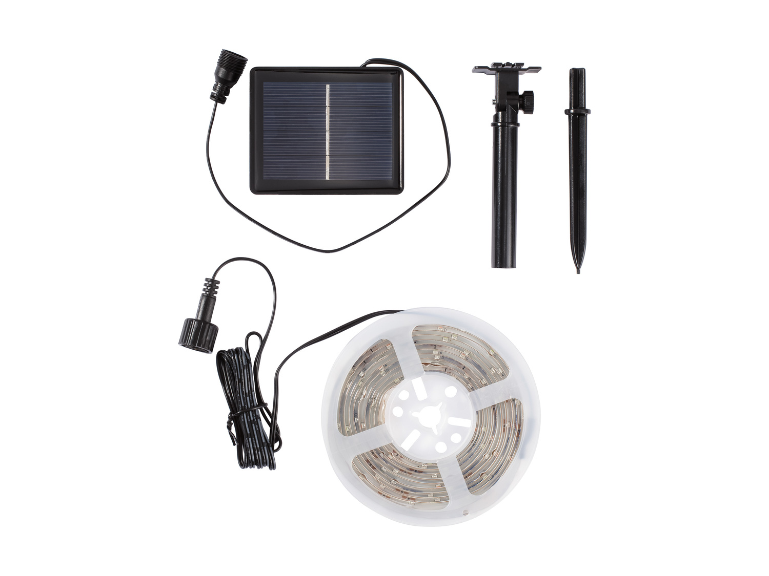 Ruban LED solaire , le prix 14.99 €
- Au choix : 90 LED avec lumière colorée ...