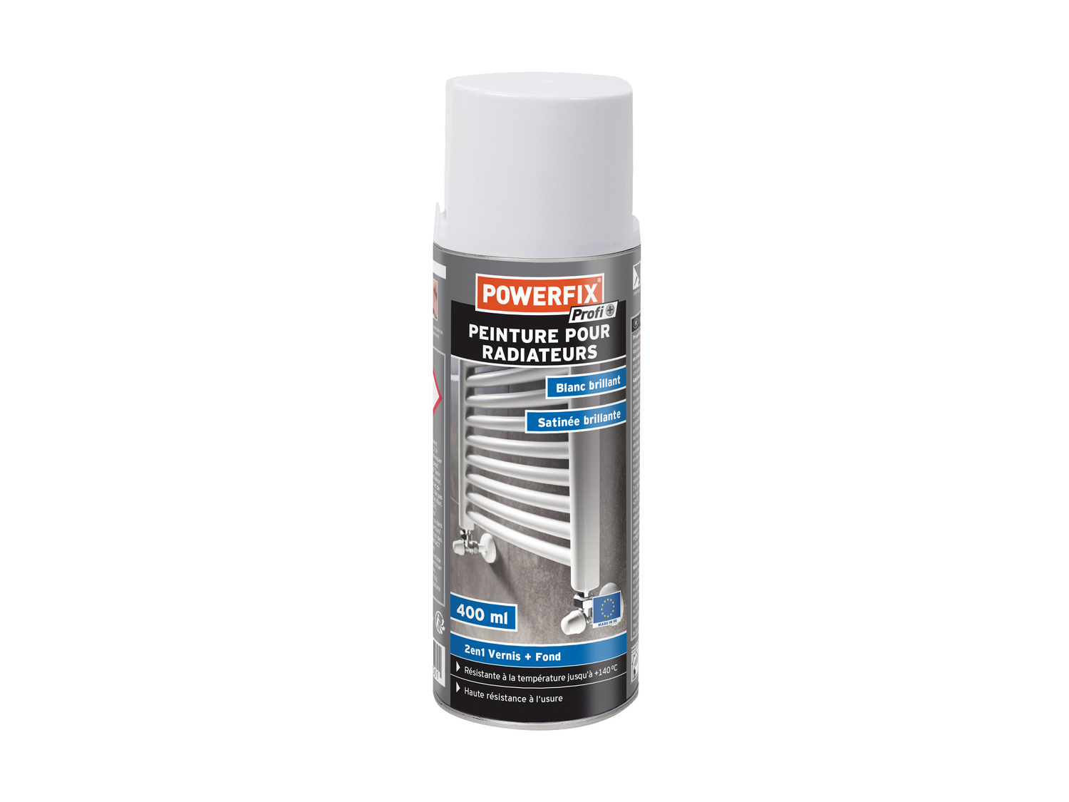 Vernis en aérosol 2 en 1 , le prix 2.99 €
- Env. 400 ml
- Vernis + fond
- ...