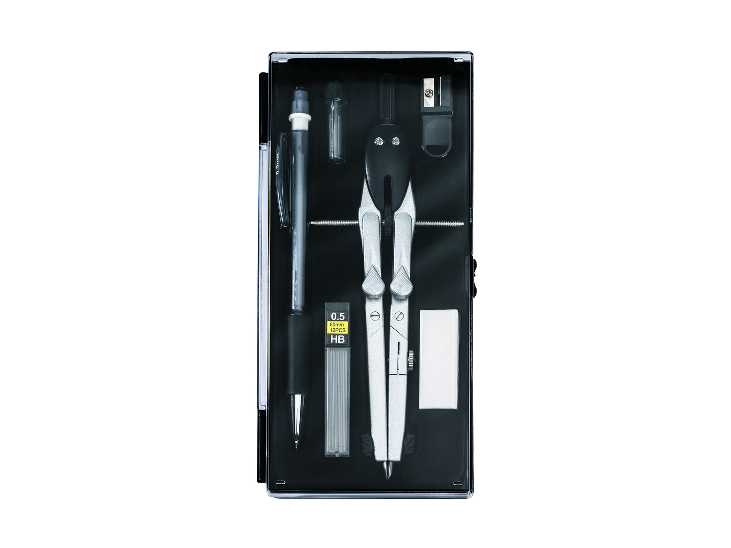 Compas et accessoires , le prix 2.49 €
- 6 pièces
- Avec mécanisme ...
