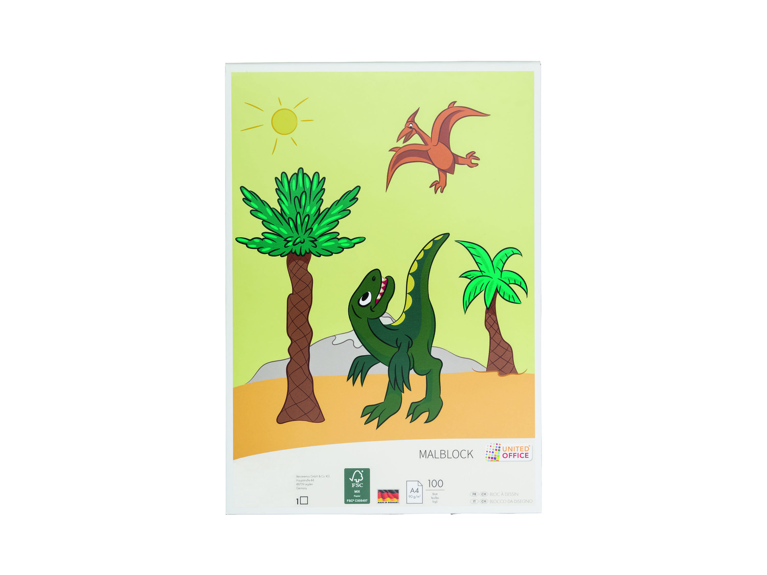 Bloc à dessin A4 , le prix 1.29 €
- 100 feuilles