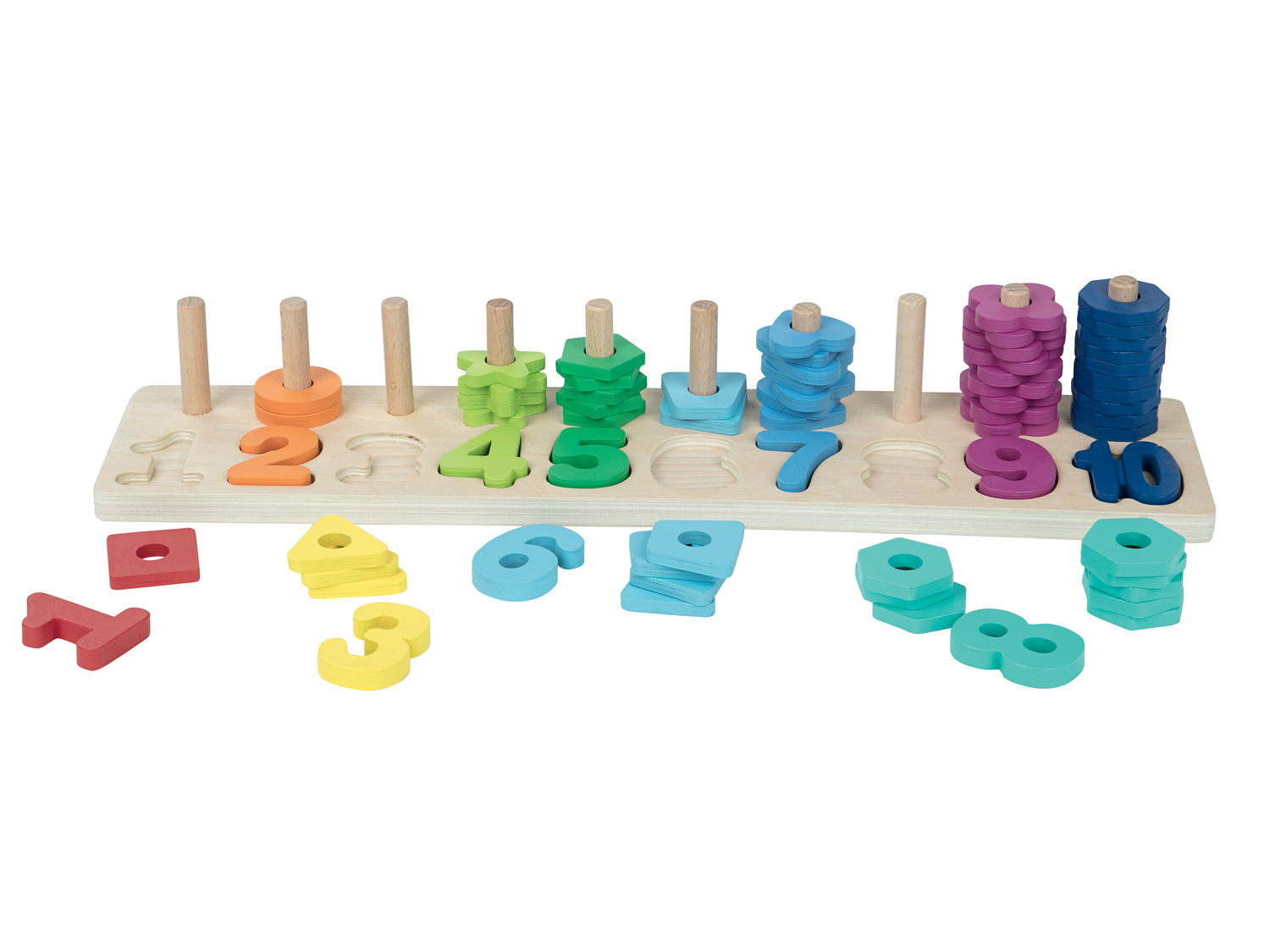 Jeu d’apprentissage ou d’empilage en bois , le prix 9.99 €
- Au choix : ...