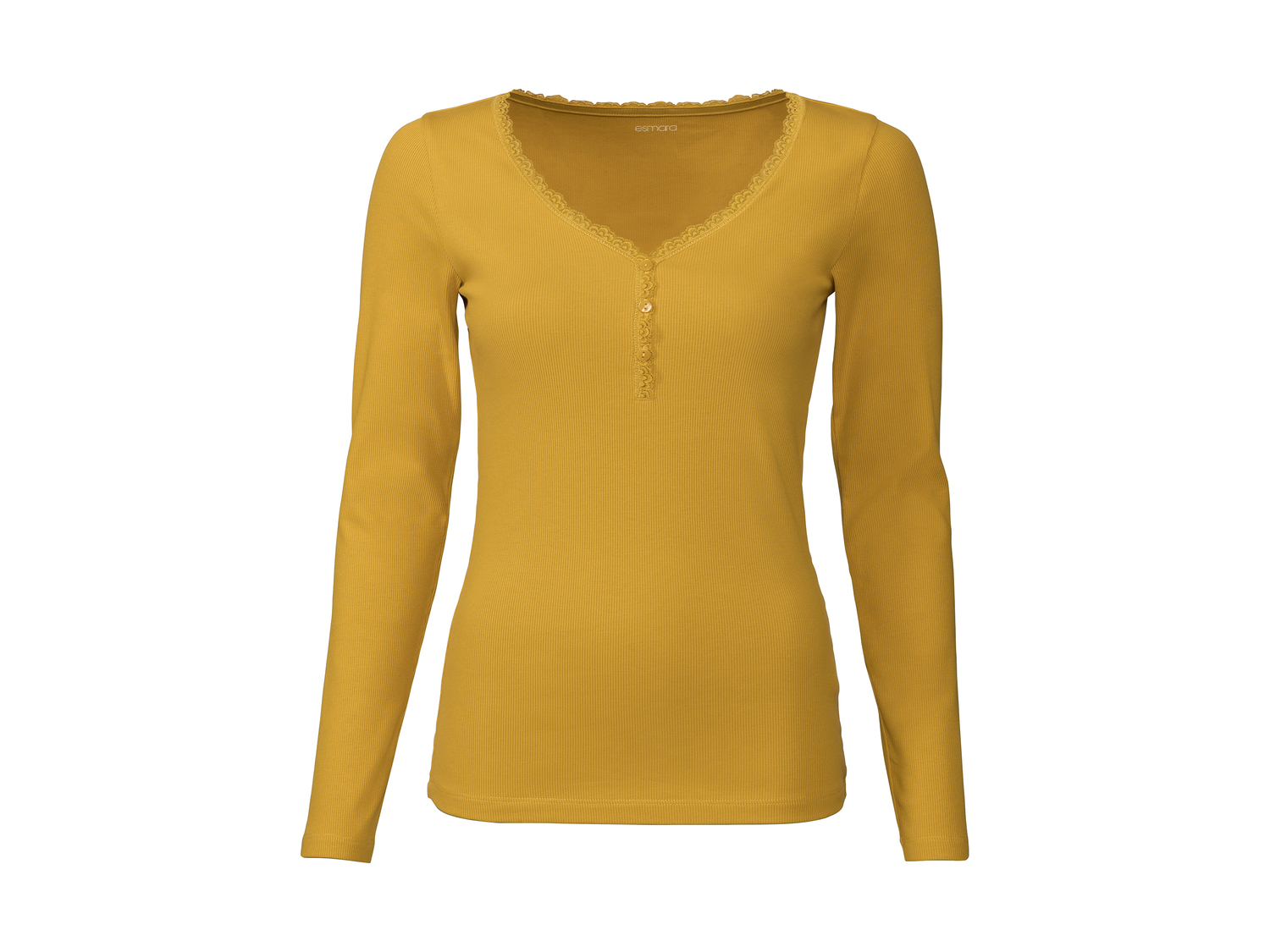 T-shirts côtelés à manches longues , le prix 4.99 €
- Ex. 85 % coton, 10 ...