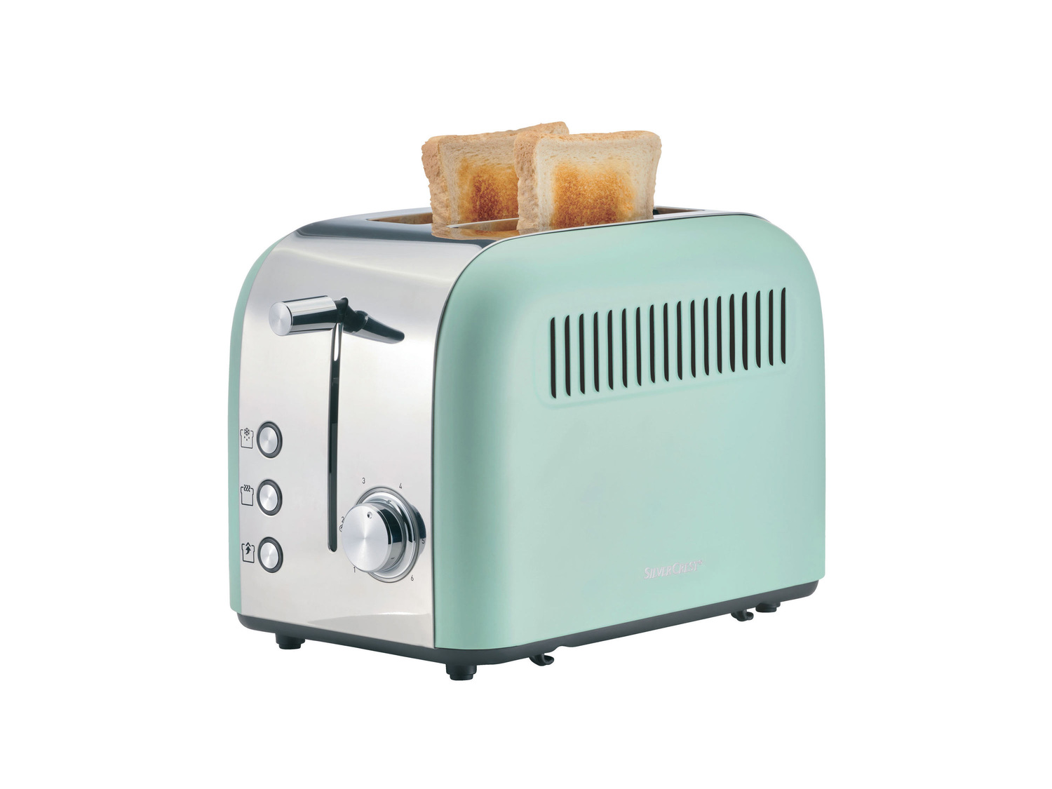 Grille-pain rose Silvercrest, le prix 19.99 €
- Max. 920 W
- Fonctions décongélation, ...