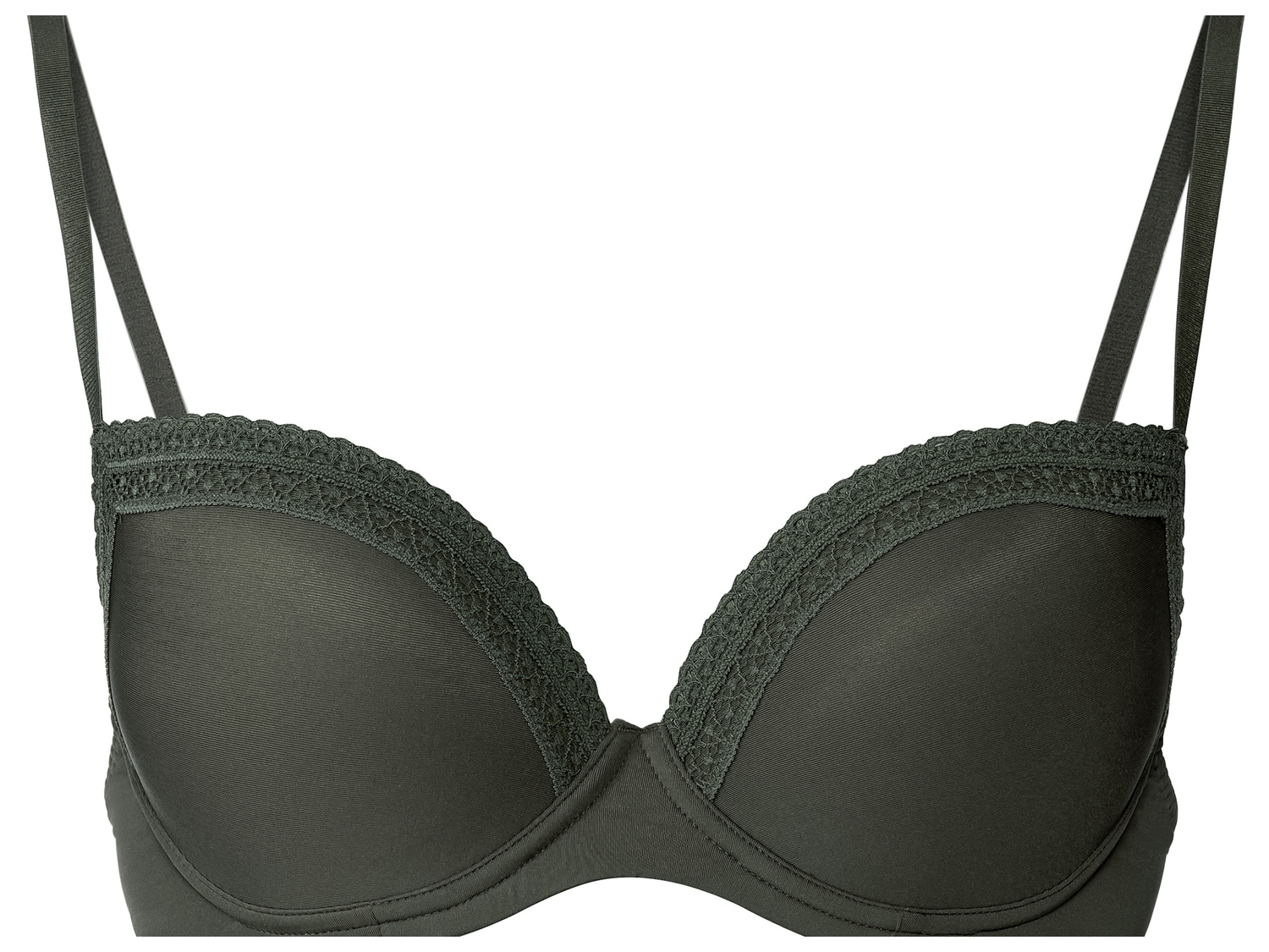 Soutien-gorge , le prix 4.99 €
- Ex. maille 82 % polyamide et 18 % élasthanne ...