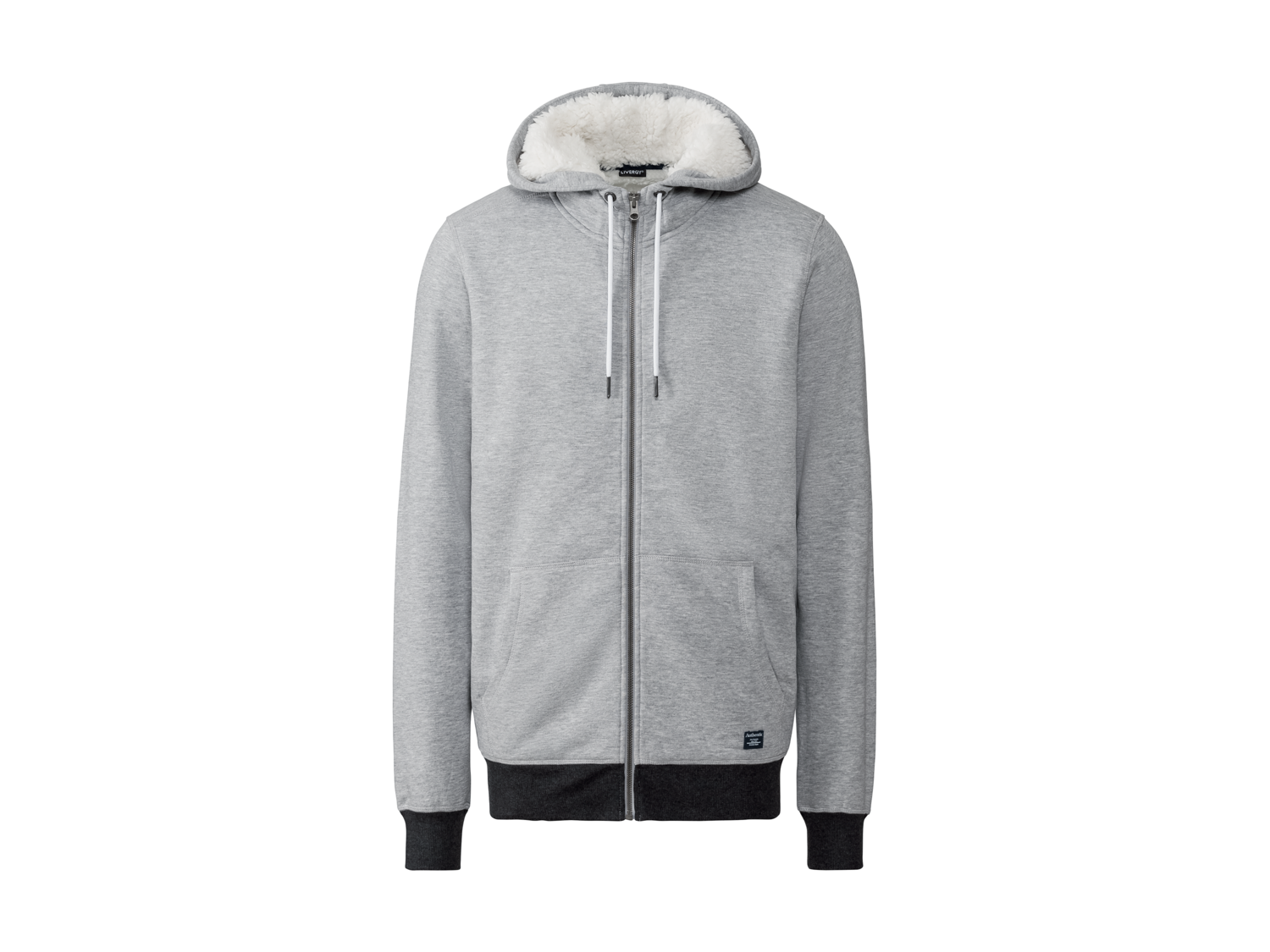 Sweat zippé Livergy, le prix 14.99 €
- Ex. dessus 80 % coton et 20 % polyester, ...