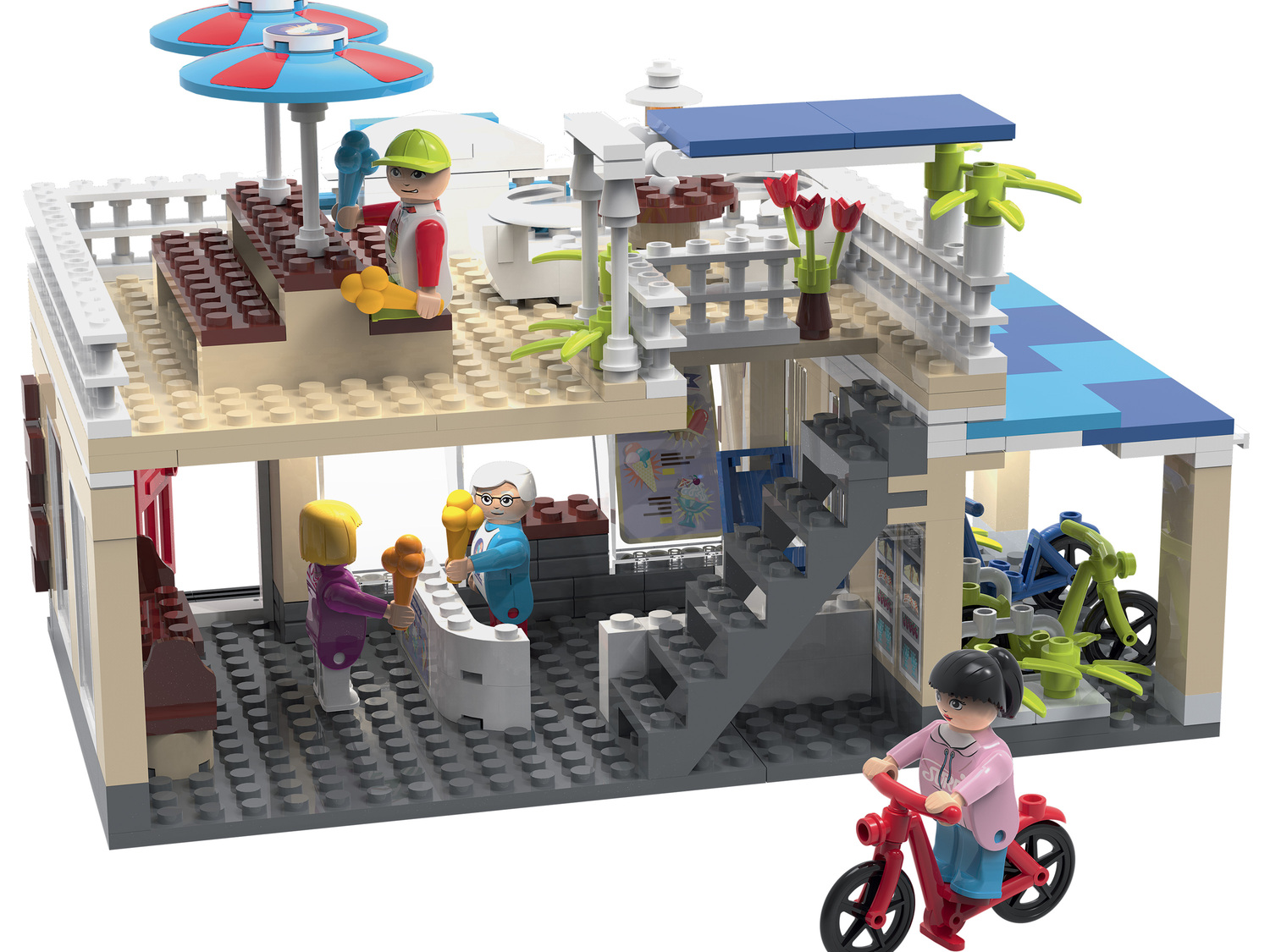 Jeu de construction moyen format , le prix 9.99 €
- Au choix : camion ...