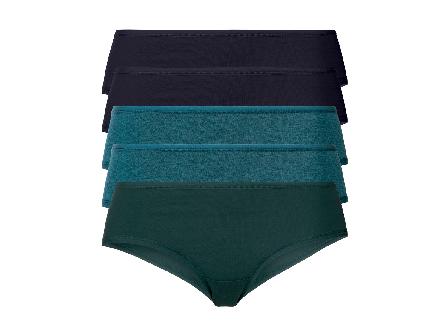 Hipsters femme , le prix 7.99 €
- Ex. 95 % coton et 5 % élasthanne
- Du S ...