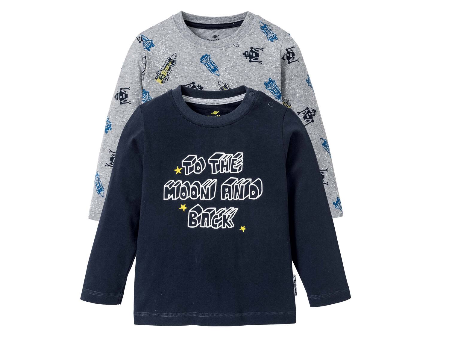 T-shirts manches longues enfant , le prix 4.99 €
- Lot de 2
- Du 12-24 mois ...