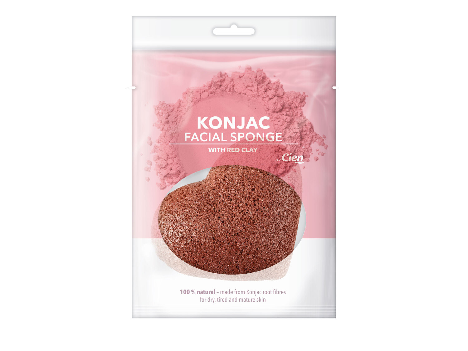 Éponge Konjac , le prix 1.99 €
- Exfolie et nettoie tout en douceur le visage.