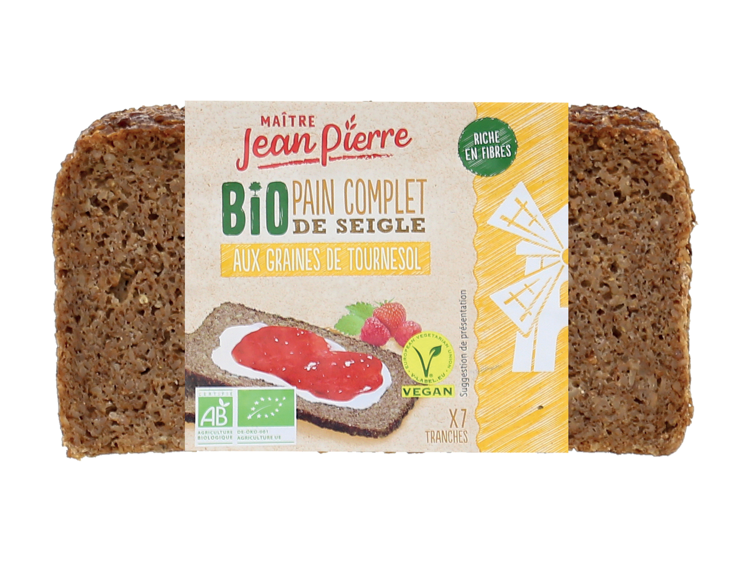 Pain de seigle complet Bio aux céréales chez , le prix 1.75 €
- Au choix : ...