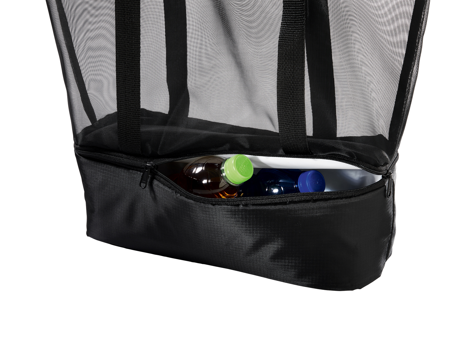 Sac de plage avec compartiment isotherme , le prix 9.99 €
- Ex. dessus mesh ...
