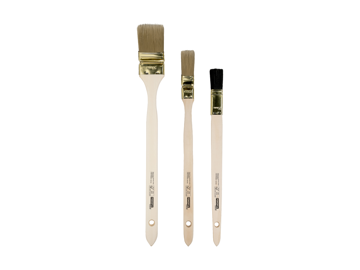 Set de pinceaux , le prix 1.99 €
Au choix :
- Set de 3 pinceaux plats pour ...