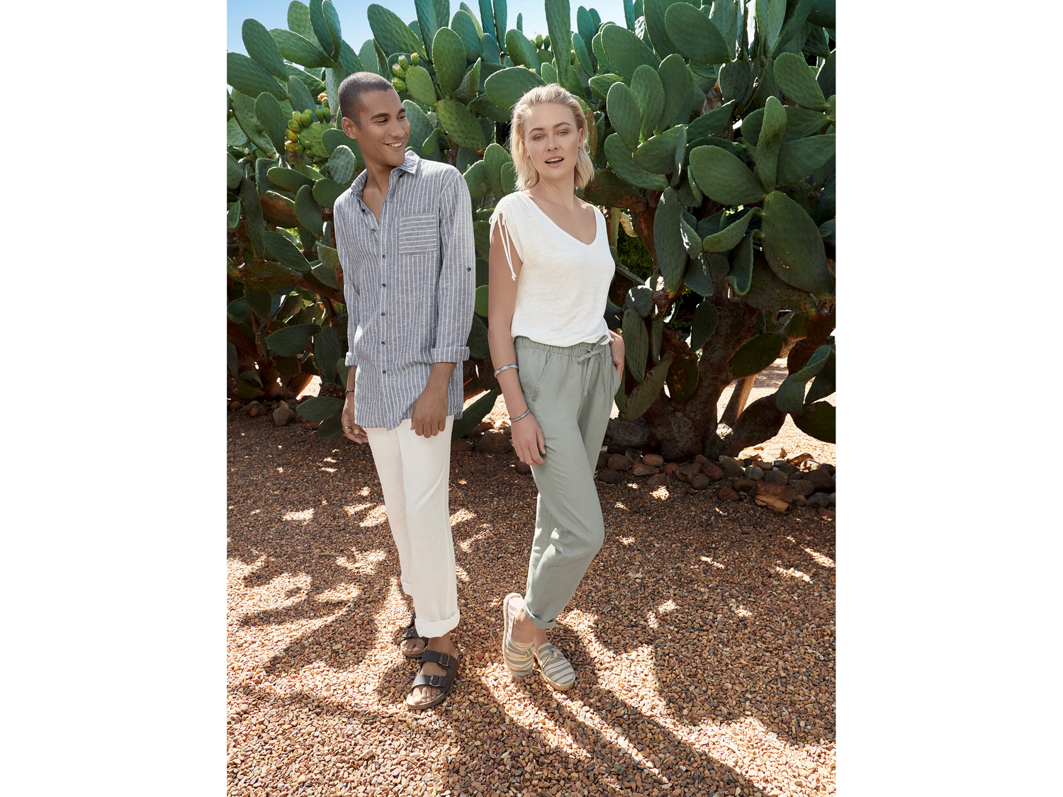 Pantalon en lin , le prix 9.99 €
- Du 40 au 48 selon modèle.
- Ex. 55 % lin ...