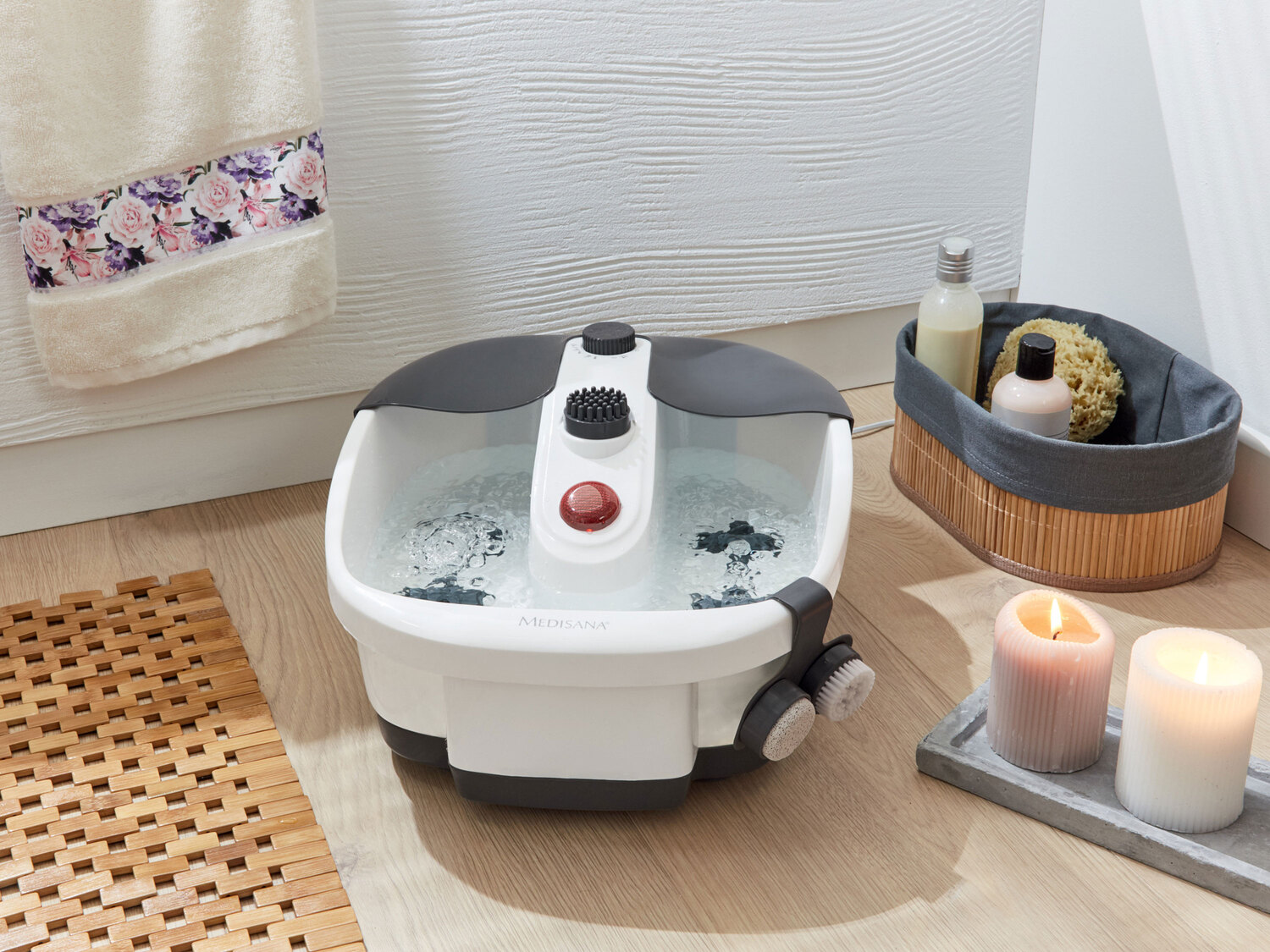 Bain de pieds thalasso chew Lidl , le prix 19.99 €
- Massage décontractant ...