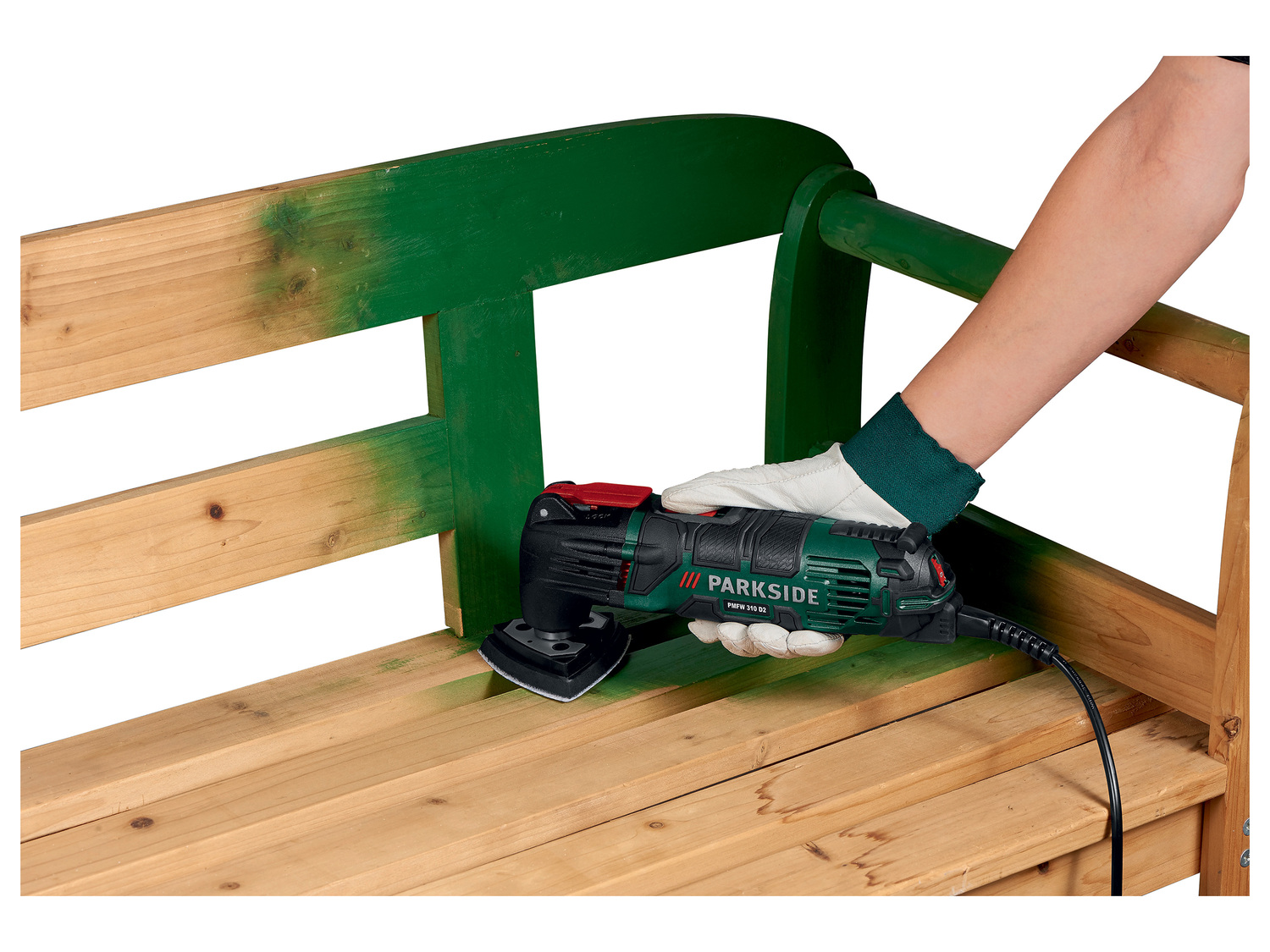 Outil multifonction PMFW 310 D2 Parkside, le prix 29.99 €
- Pour scier, tronçonner, ...