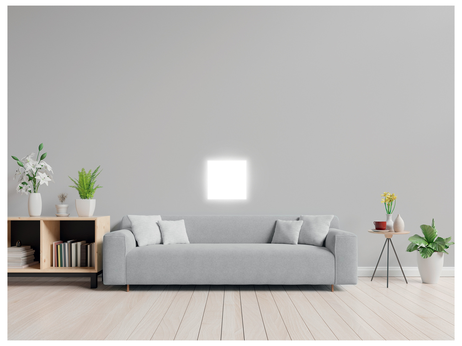 Panneau à LED , le prix 28.99 €
- Applique murale : Env. 45 x 45 x 7,5 cm (L ...