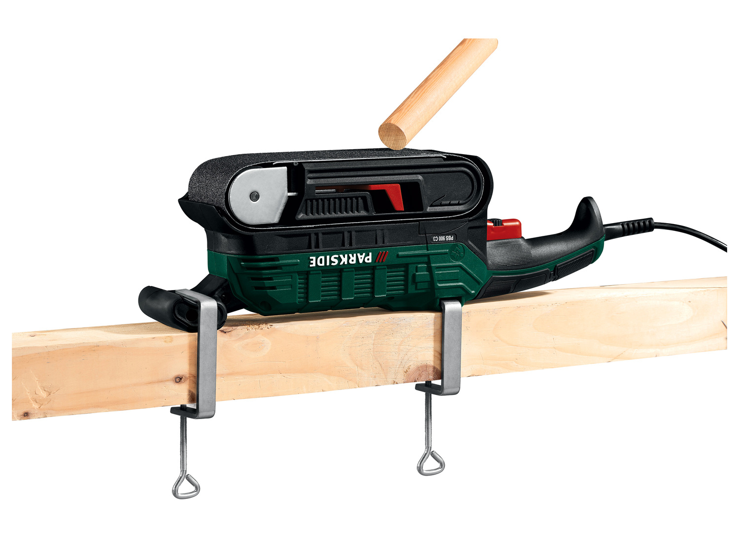 Ponceuse à bande Parkside PBS 900 C3, le prix 44.99 €
- 900 W
- Raccord pour ...