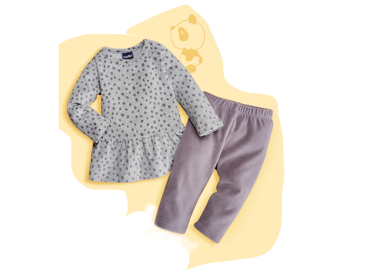 Ensemble en velours bébé , le prix 6.99 €
- Set de 2
- Velours doux et moelleux
- ...
