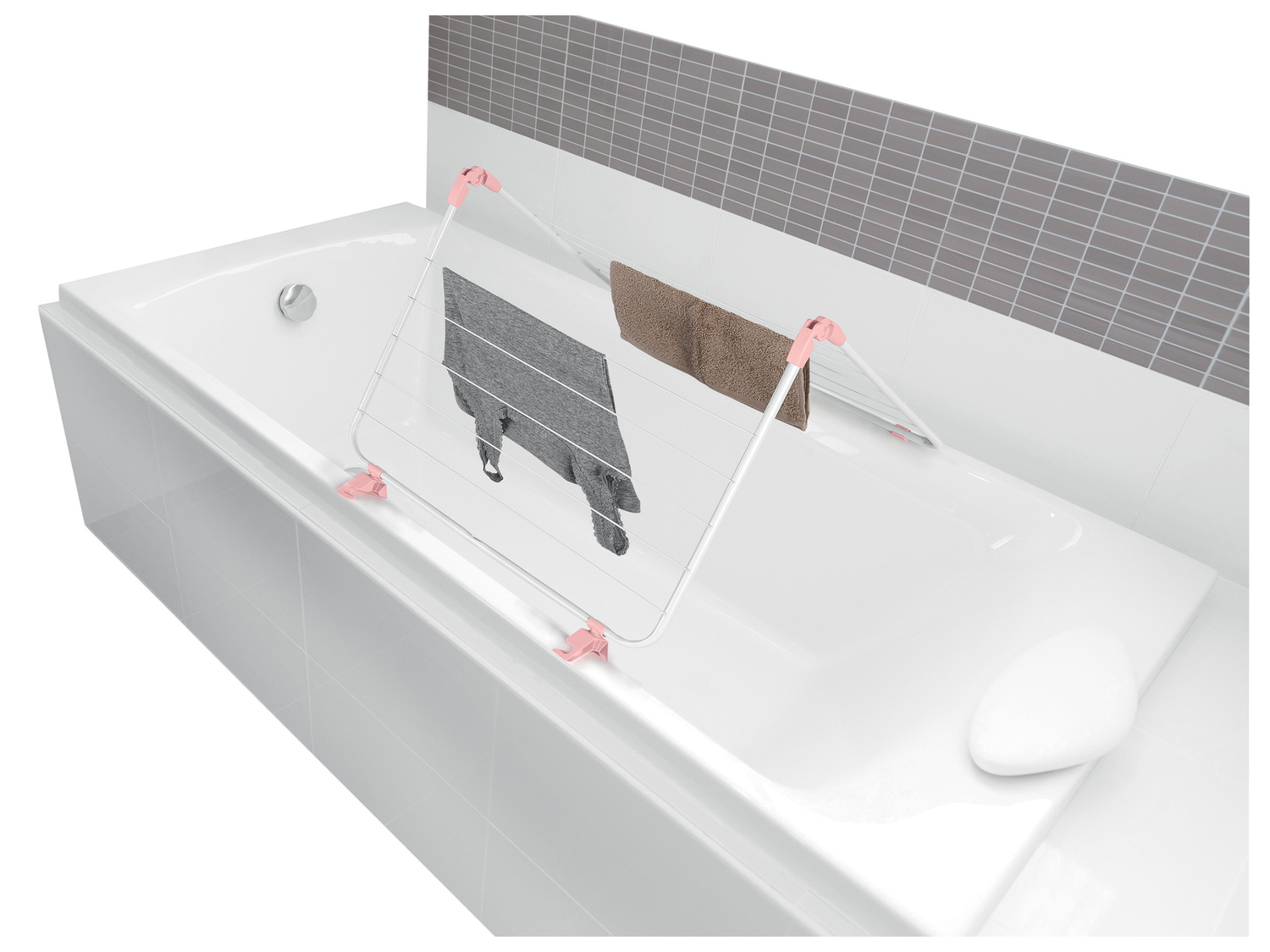 Étendoir à linge 3 en 1 , le prix 19.99 €
- Structure en acier avec revêtement ...